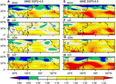 Upper-Tropospheric Temperature Pattern Over the Asian-Pacific Region in CMIP6 Simulations: Climatology and Interannual Variability